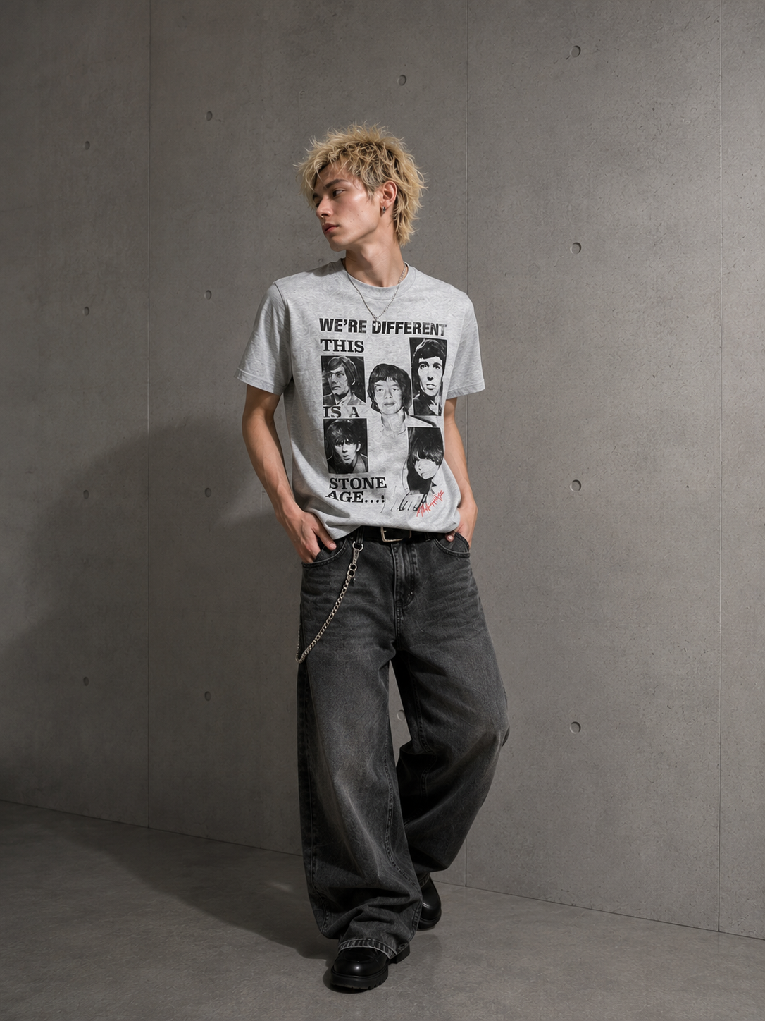 Retro Music Portrait T-Shirt