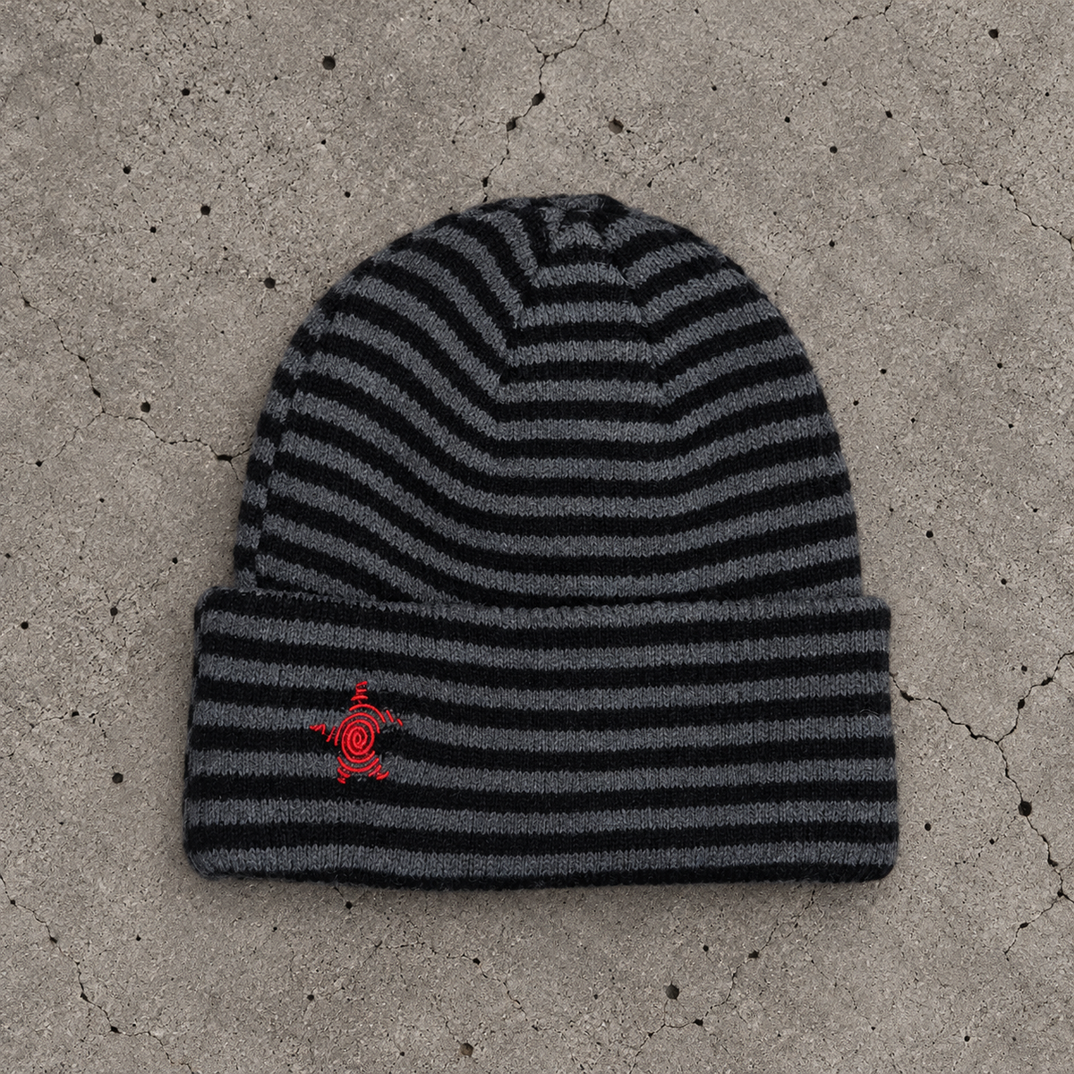 Y2K Stripe Knit Beanie