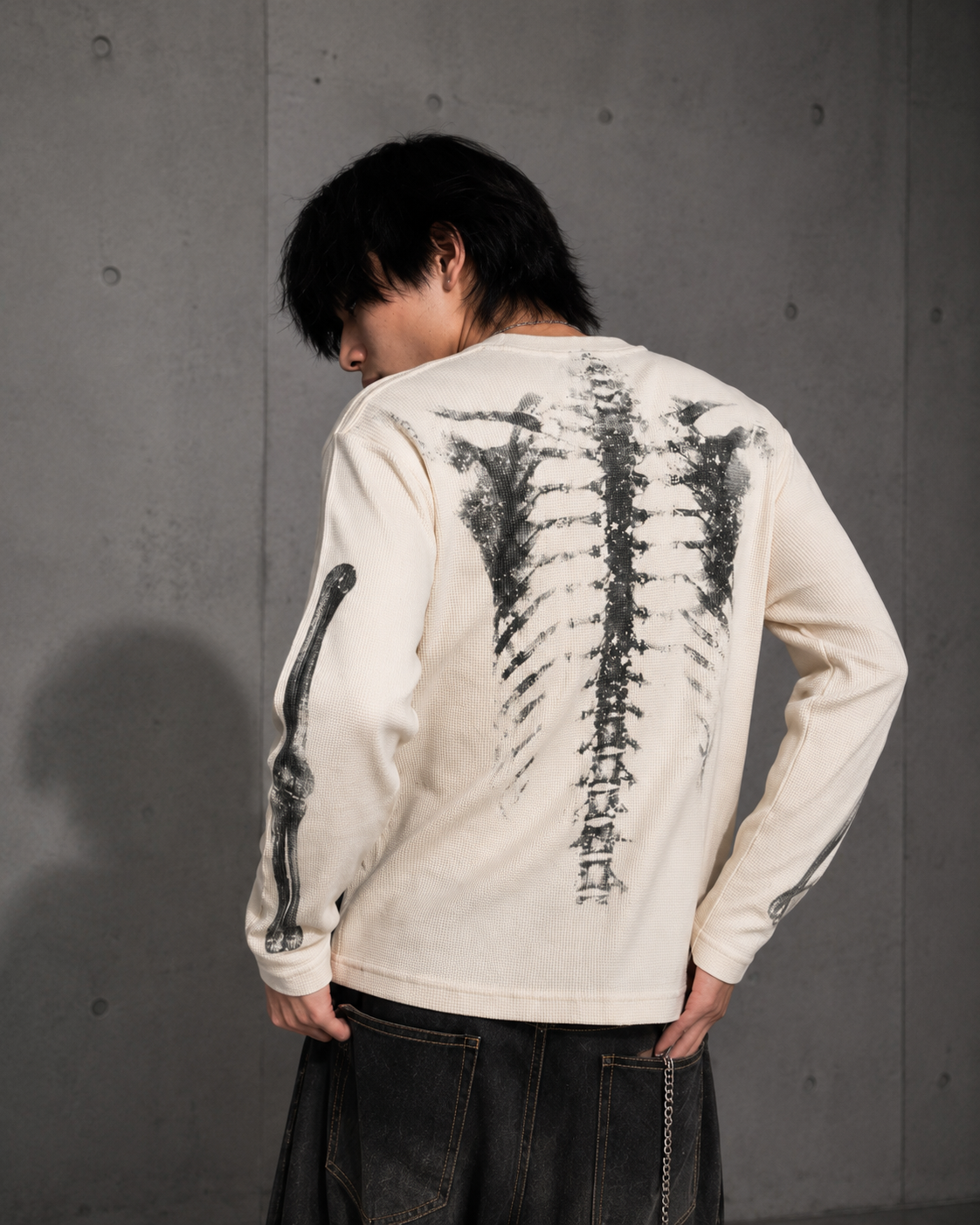 Skeleton Mesh Long Sleeve