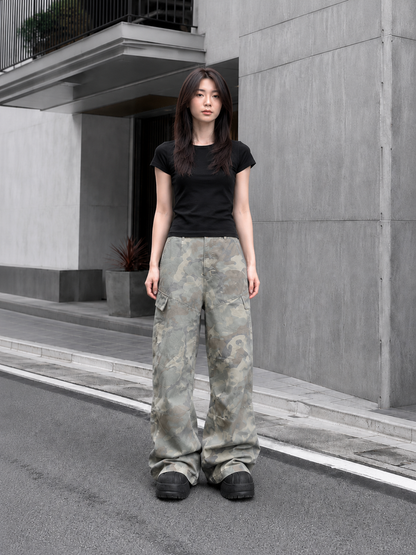 Baggy Camo Cargo Pants