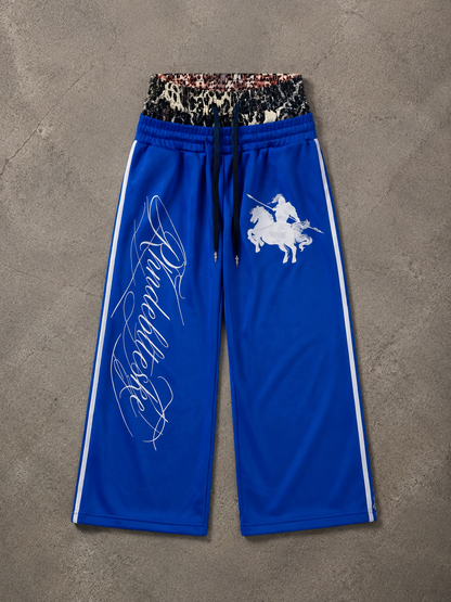 Embroidery Wide Leg Pants