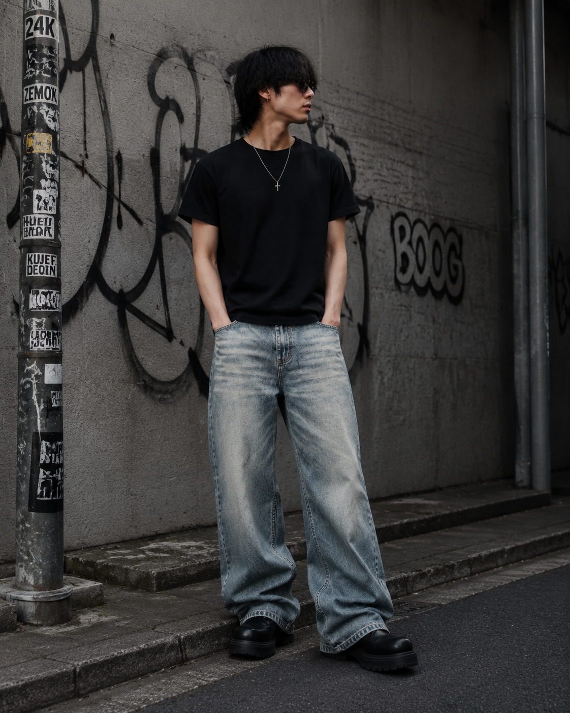 Street Wide Leg Jeans