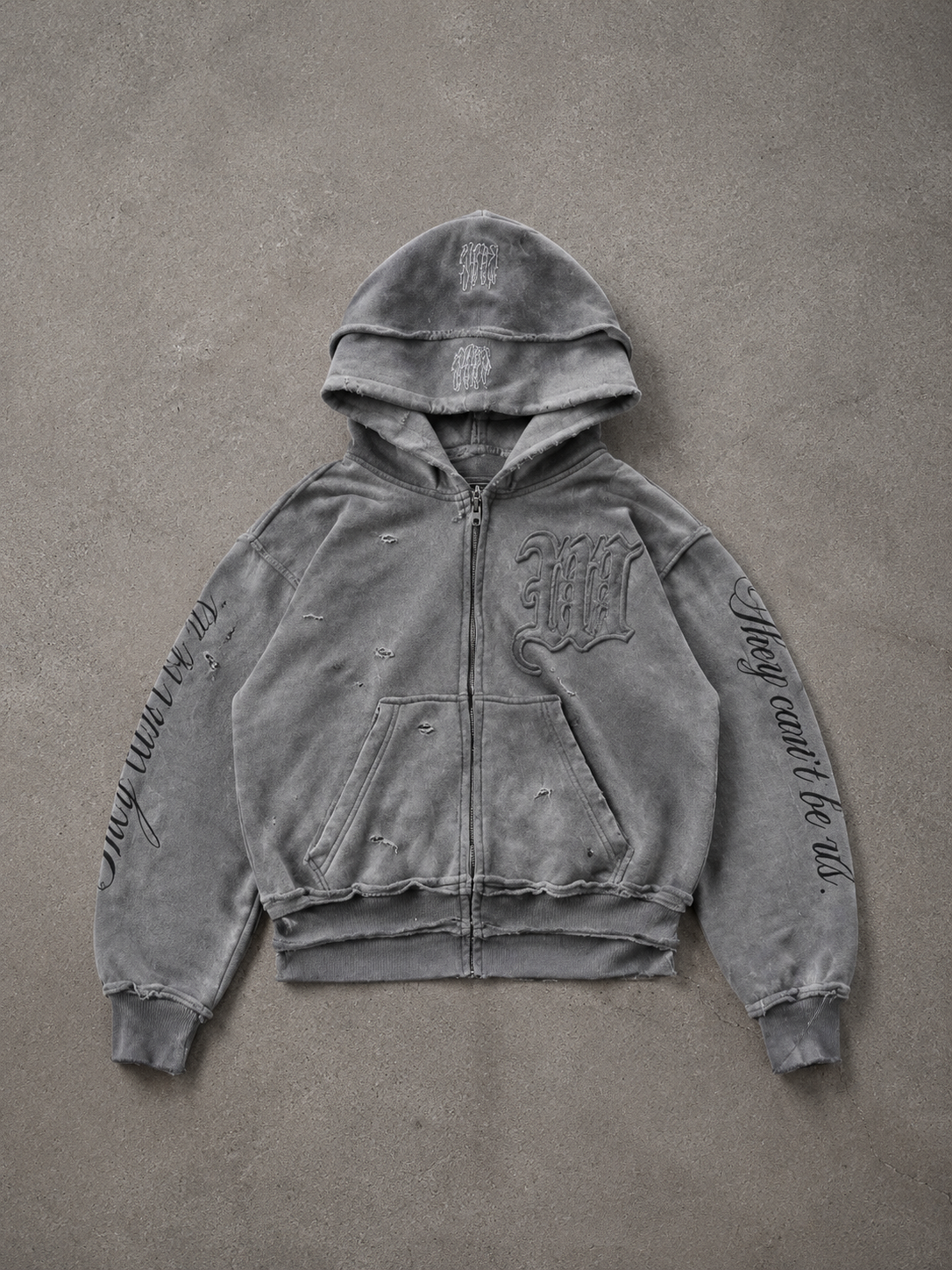 Urban Destroyed Hoodie Setup