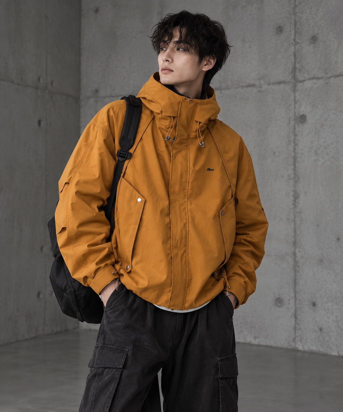 Minimal Tech Shell Jacket