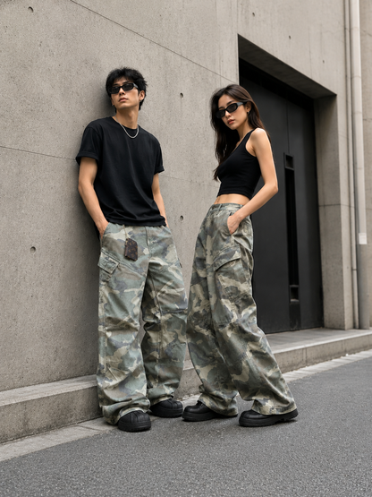 Baggy Camo Cargo Pants
