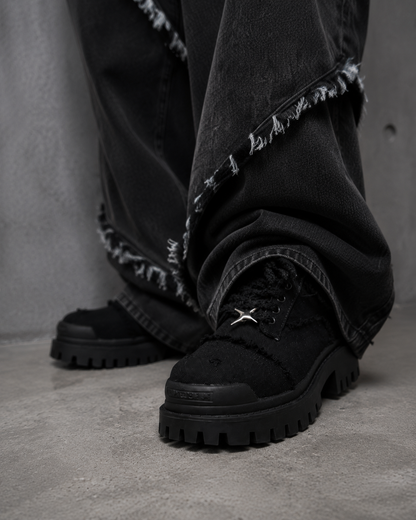 Rugged Star Lace Shoes