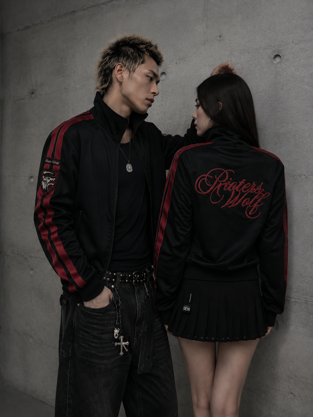 Red Accent Racing Jacket