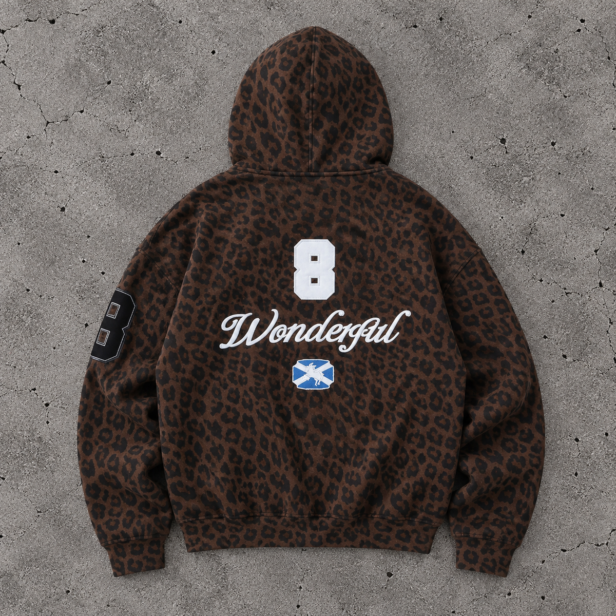 Leopard Varsity Hoodie