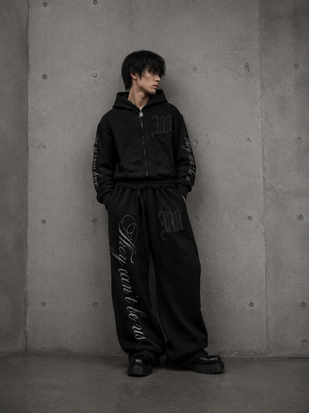 Urban Destroyed Hoodie Setup