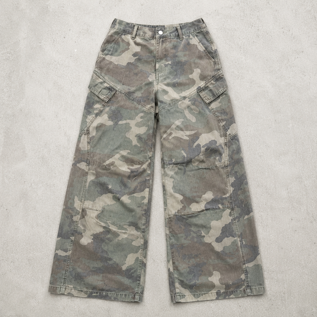 Baggy Camo Cargo Pants