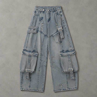 Utility Panel Wide Denim