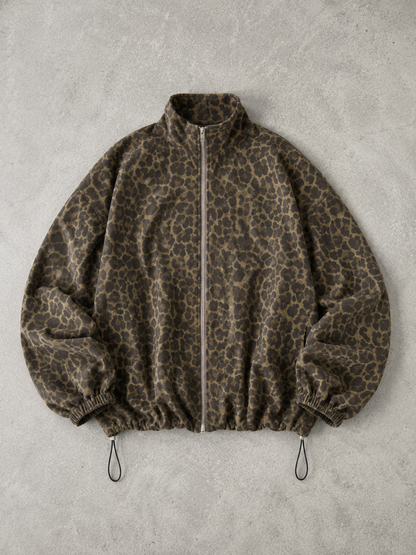 Leopard Zip-Up Jacket