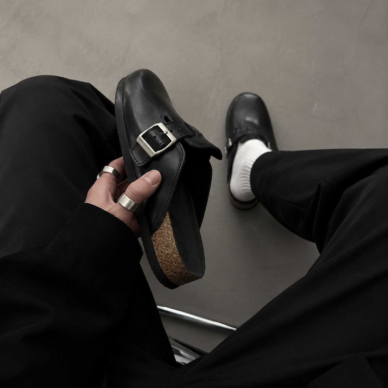 Modern Utility Buckle Sandals