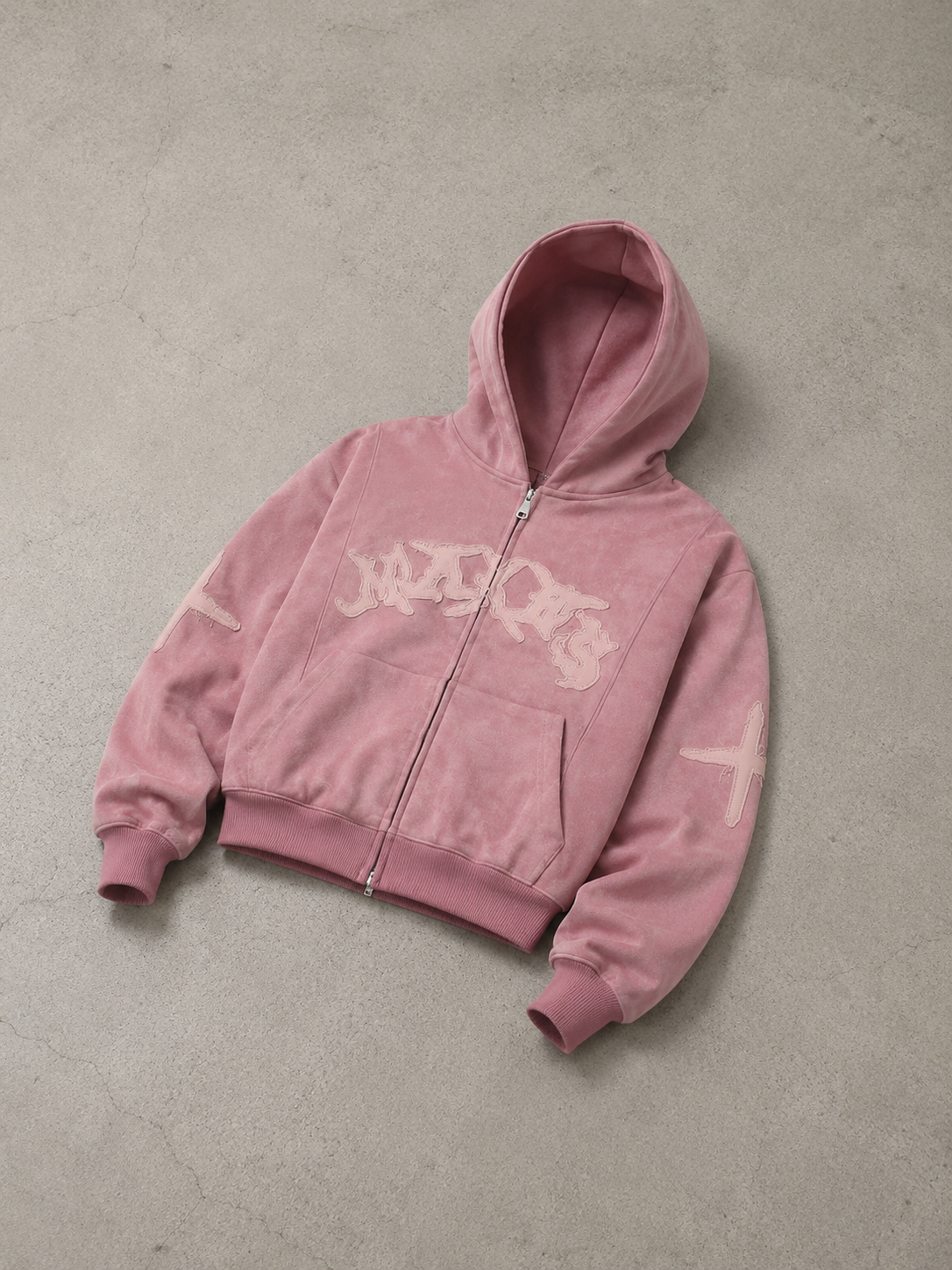 Vintage Washed Zip Hoodie