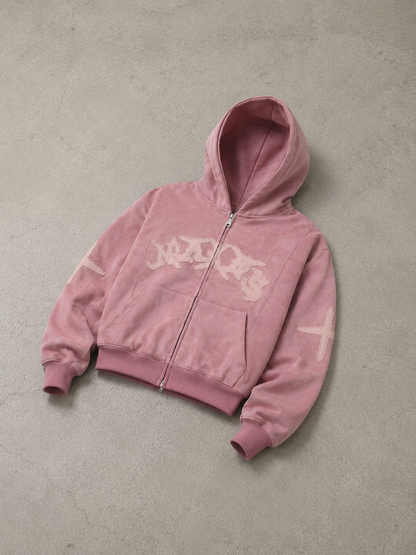 Vintage Washed Zip Hoodie