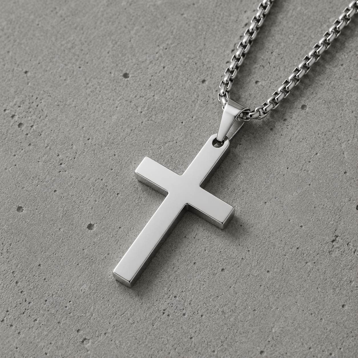 Minimalist Gothic Cross Necklace