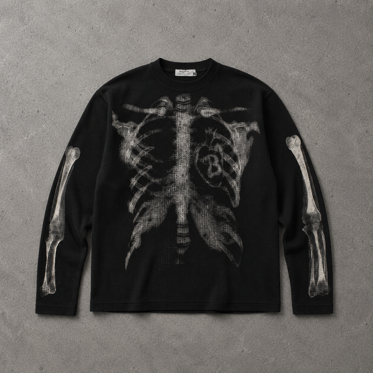 Skeleton Mesh Long Sleeve