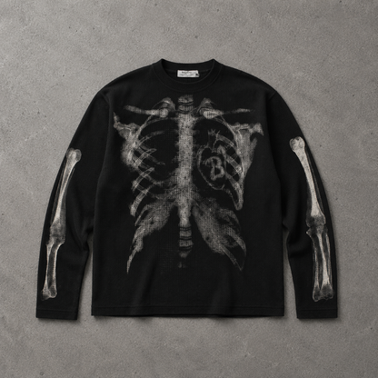 Skeleton Mesh Long Sleeve