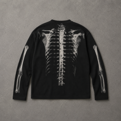 Skeleton Mesh Long Sleeve