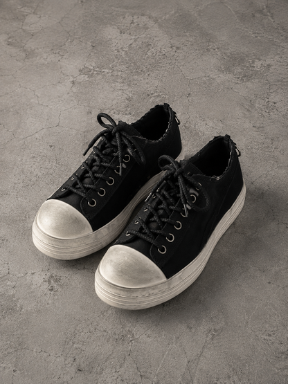 Vintage Canvas Platform Sneakers