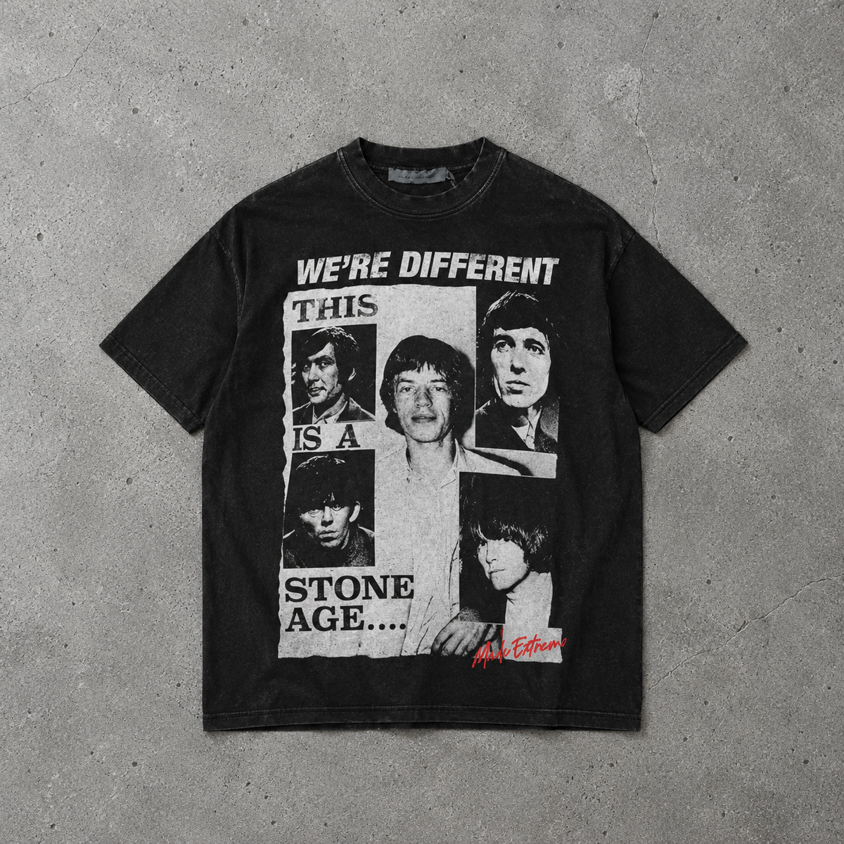 Retro Music Portrait T-Shirt
