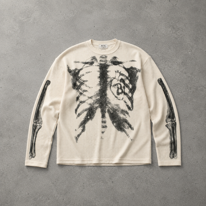 Skeleton Mesh Long Sleeve