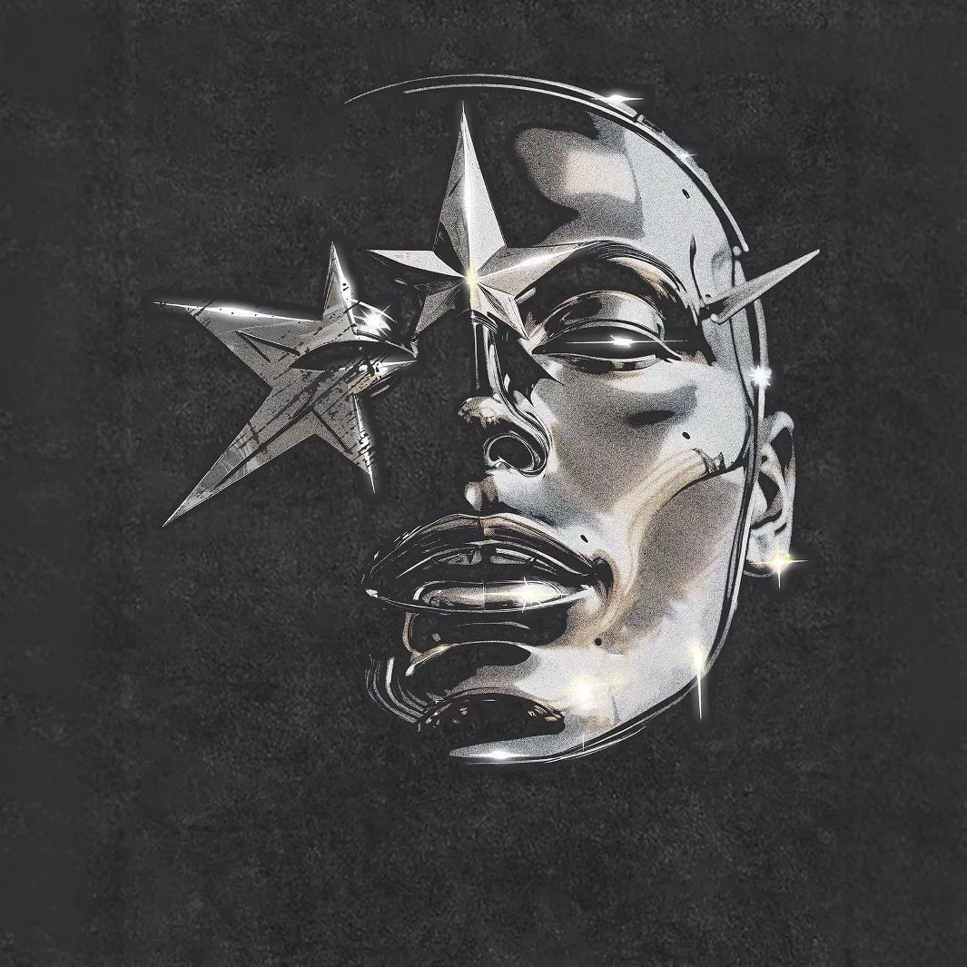 Celestial Chrome Graphic Tee