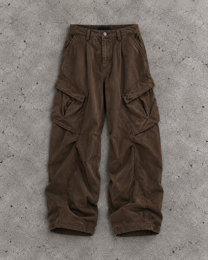 Wide Cargo Utility Pants
