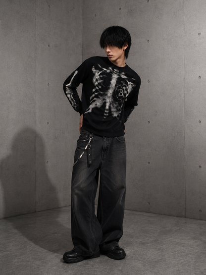 Skeleton Mesh Long Sleeve