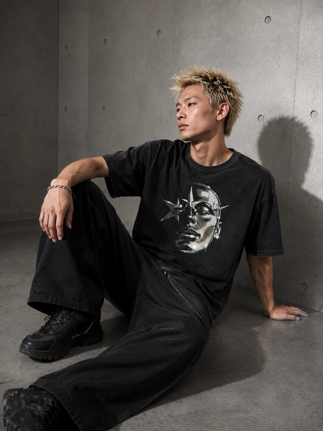Celestial Chrome Graphic Tee
