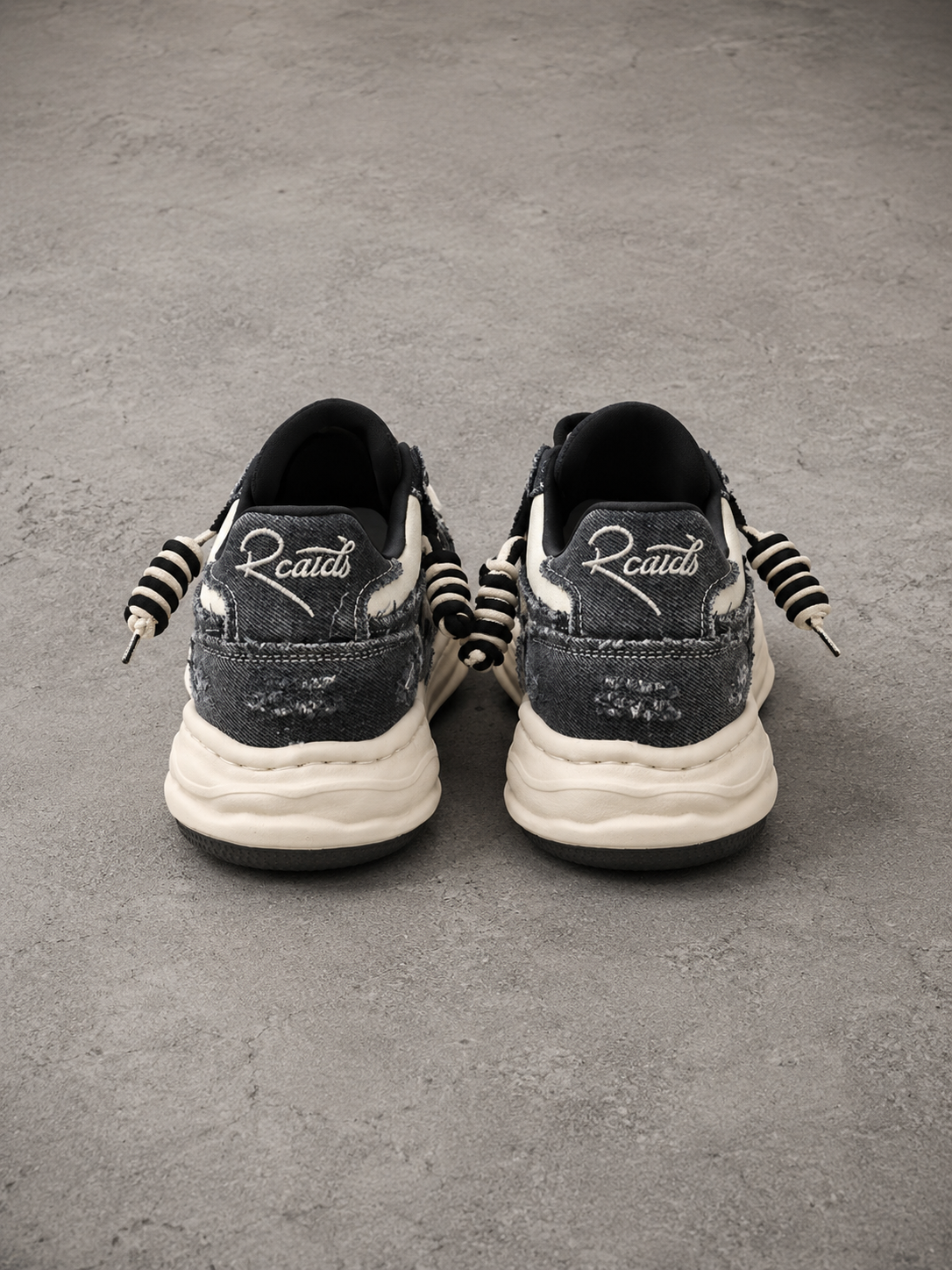 Vintage Contrast Chunky Sneakers