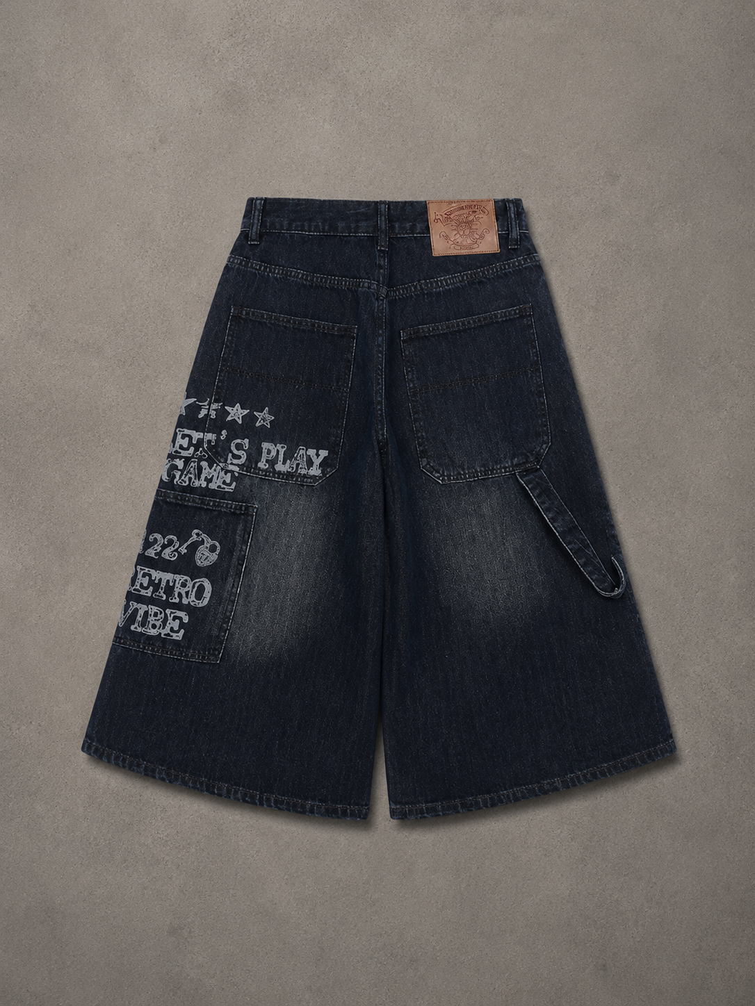 Wide Baggy Denim Shorts