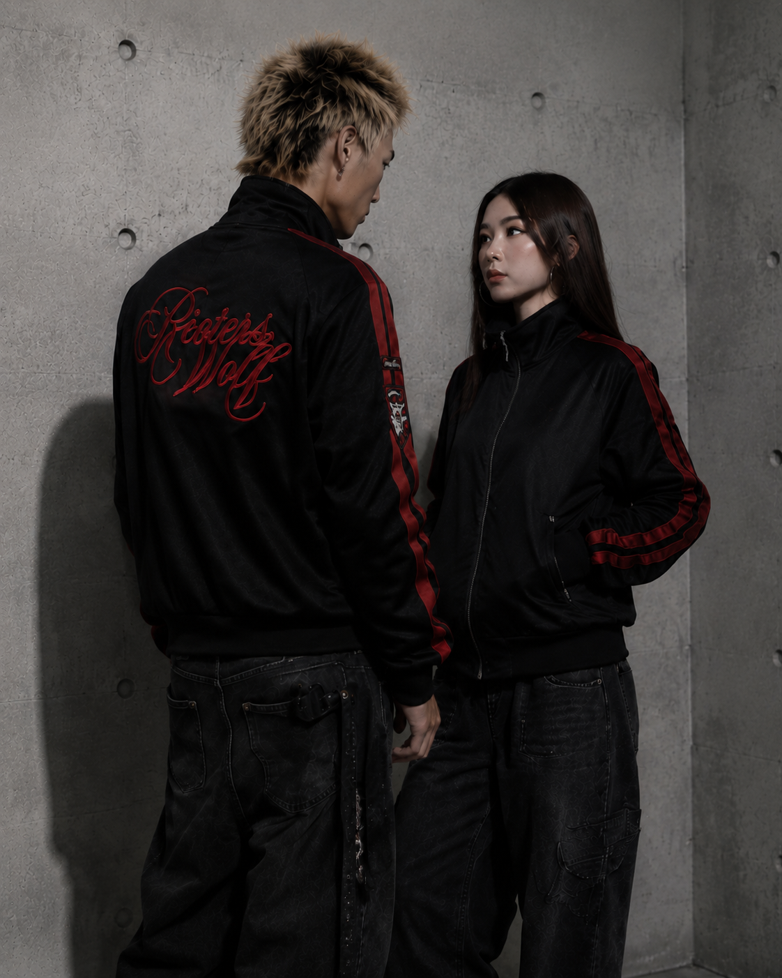 Red Accent Racing Jacket
