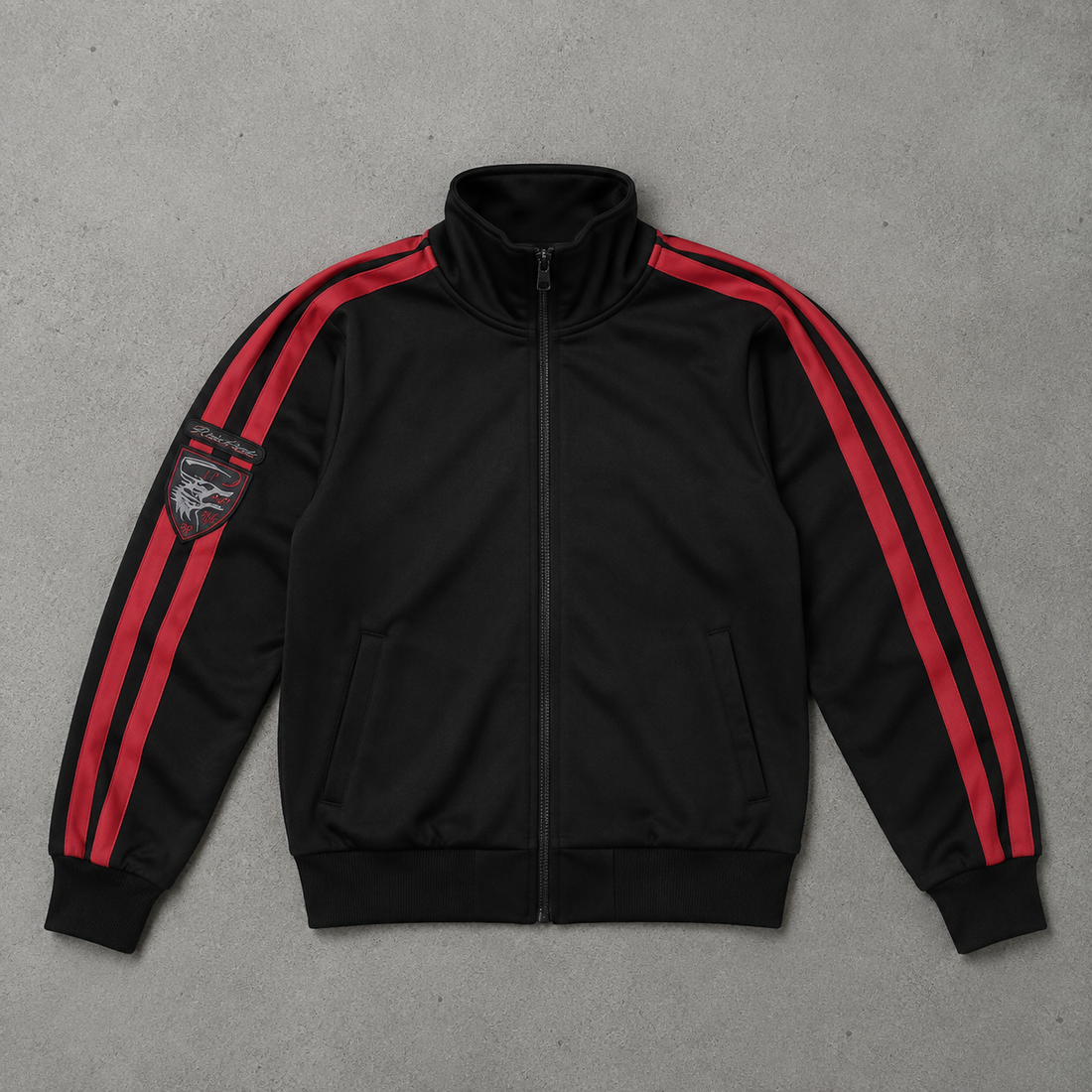 Red Accent Racing Jacket