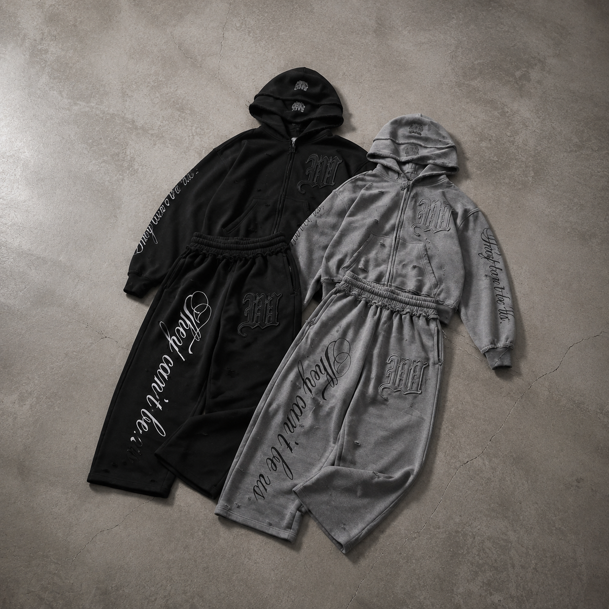 Urban Destroyed Hoodie Setup