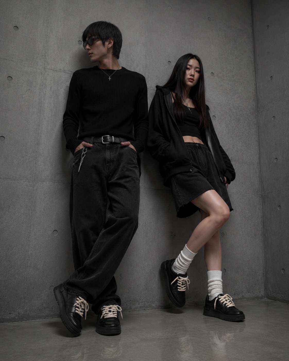 Midnight Rope Sneakers