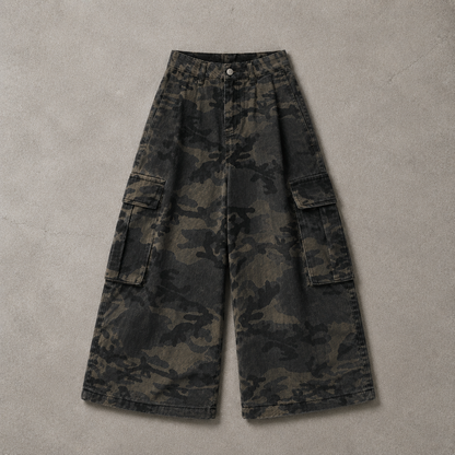 Urban Camo Half Cargo Pants