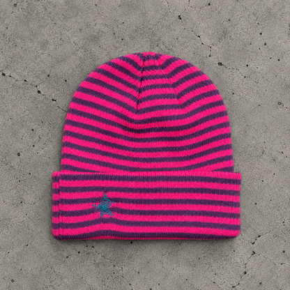 Y2K Stripe Knit Beanie